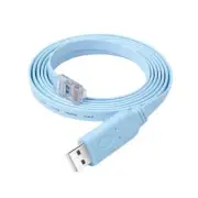 6ft USB Console to RJ45 Ethernet LAN Rollover Cable Switch Line for Cisco