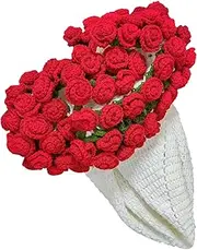 Rose Blanket, Crochet Flower Bouquet, Handmade Knitted Flower Blanket, Variable Shape, Spread Over The Body, Gathered As A Bouquet of Flowers, for Friends, Family, Teachers