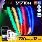 Smart LED Strip Light Tape Addressable Flexible RGB Neon LED Light 24V Control