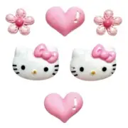 I'm Smitten Craft Embellishment Set - Valentine Crafts Scrapbook Kitten Sewing