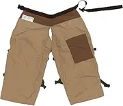 FORESTER Chainsaw Chaps For Men - Adjustable Belt - Chain Saw Chaps For Men, Apron Style, Tan/Brown