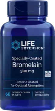 Life Extension SPECIALLY-COATED BROMELAIN 500mg 60 tabs