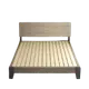 床實木床現代簡約1.5米床 小臥室輕奢家用雙人床 主臥1.8米大床架 1800mm*2000mm單床 (9.8折)