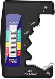 BT-886 Portable Battery Indicator - Compact Lithium Level Tester With Digital Display Voltage Meter and Volt Monitor Detector