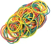 Veemoon Elastic Braiding Rubber Bands 200pcs Large Supplies Bright Colours Elastic