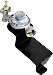 80477 Gas Grill Valve Regulator Compatible with Weber Q100/Q120 Series 516002, 516501, 386001, 386002 Gas Grill, Replacement Valve Regulator Assembly for Weber Grills 1-Year Warranty