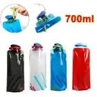 UP 4PCS Folding Soft Flask Sports Water Bottle for Running Camping Cycling AU