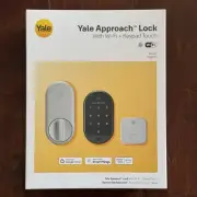 Yale Approach Smart Lock with Wi-Fi Bluetooth & Touch Keypad - Silver Argent