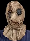 Scarecrow Mask Latex Burlap Sack Halloween Full Head Collector Horror Mask