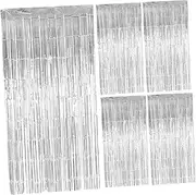 WESIEVYA 2pcs Party Decoration Rain Curtain Streamer Backdrop Bachelorette Decorations Party Background Curtain Birthday Party Decoration Backdrop Curtains Streamer Fringe Curtains