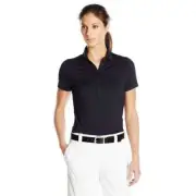 Under Armour Women's Zinger Short Sleeve Polo, Black (001)/Black, X-Small