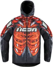 Icon Airform Manik´R, textile jacket , color: Red/Grey/White , size: XXL