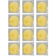 24x 12pc Urban Lemon Napkins Yellow 33cm Kitchen Decor Tableware/Serveware