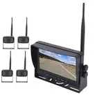 Rearview Reversing Camera 1080P 4 Channel 2.4G Support Storage Card Wireless