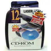 Barjan 29538321 MEAD LASERLINE 12 CAPACITY HARD SIDE PLASTIC CD WALLET