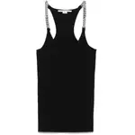 [Stella Mccartney] Stella Mccartney Chain-link Detail Tank Top M BLACK