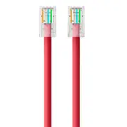 RJ45 CAT-5e Patch Cable Red 12