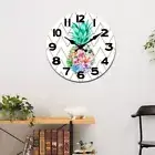 Modern Silent Wall Clock Retro Quartz Clock Hanging Wall Decor Clocks Bedroom