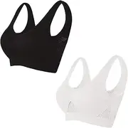 Stainlesh.Com Bras, Nanpusa 2025 New Breathable Cool Liftup Air Bra, Upgrade Full Support Sports Anti-Sagging Breasts Bra