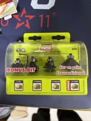 RYOBI Decorative Router Bit Set 4 Pcs A25RS42 Max RPM of 30000/min