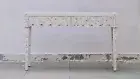 Vintage Console Table- White Floral Mother Of Pearl 2 Drawer