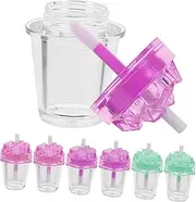 HAPINARY Tube Kit 10pcs Empty Lip Gloss Containers Wand for DIY Lip Products Random