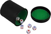 LIGIGWASH 1 Set Game Shaped Cups Dice Cup Cup Leather