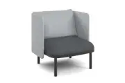 Cozy Single Seater Low Back Lounge with Cushion