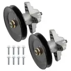 2x SPINDLE ASSY FOR MTD CUB CADET RIDE ON MOWERS 918-0624 , 618-0624 , 618-0659