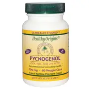 TWIN PACK- 2 X Bottles of Pycnogenol Healthy Origins 100mg 60 Caps