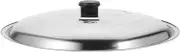 Amosfun Multi-Function Pot Lid Home Accessory Round Cover for Stainless Steel Pot Suitable for Wok Pan