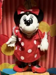 Vintage 1990 Disney Character Marionette Puppet Minnie Mouse Damaged Box