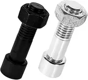 ULDIGI 2pcs Weather Resistant Secret Screw Container Hidden Bolt Safe for Cash Jewelry Small Items Portable Concealed Storage Box for Outdoor Travel Use