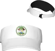 [Generic] National Emblem of Belize Sun Visor Hats Belizean Sunscreen Visor Cap for Sport Beach Tennis Golf Running Hiking