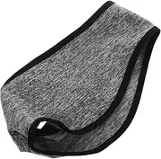 [JEWEDECO] Warm Headband Headbands Ear Muffs for Noise Reduction Sleeping Sleep Mask with Noise Cancelling Ear Muffs Men Winter Running Accessories Jogging Accessories Grey Polyester