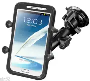 RAM X-Grip Suction Cup Mount for Samsung Galaxy Note 5, S21, S22, S23, Others