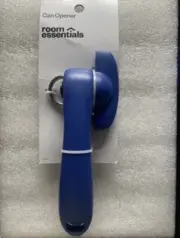 Room Essentials-Cut Safe Manual Can Opener- Blue
