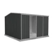 Absco Sheds 3.0 x 3.0 x 2.06m Monument Ezislider Double Sliding Door Garden Shed