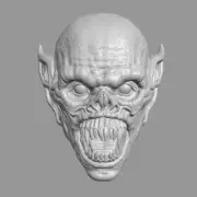 Vampire Warrior v3 custom head for Mythic Legions & other fantasy action figures