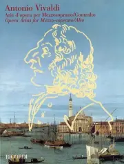 Antonio Vivaldi Opera Arias for Mezzo-Soprano Alto & Piano Sheet Music Book