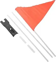 ADOCARN Djustable Bike Flag for Boys and Girls Bicycles Safety Flag Fiberglass Pole Child-friendly Design