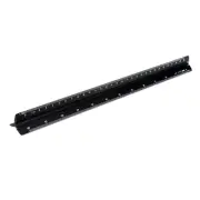 Architectural Ruler 30 cm Aluminum Triangular Ruler Various Scales 1:20,9793
