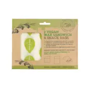 Karlstert Non-toxic Reusable Eco-friendly Vegan Sandwich Pouch (2pcs) 7cm x 18cm