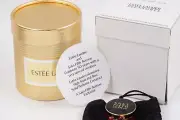 Estee Lauder Pleasures Saks Fifth Avenue High Style Hat Box Solid Perfume 2.8g