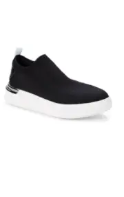 DOLCE VITA Jayla Low-Top Sock Sneaker BLACK KNIT , 8