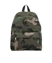 Valentino All-Over Patterned Zip-Up Backpack One size Green