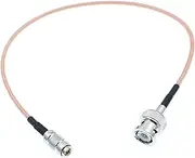 Alvin's Cables DIN 1.0 2.3 Mini BNC to BNC Male HD SDI 6G Double Shield Cable for Blackmagic HyperDeck Shuttle Easier to Plug and Unplug