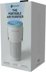 Raycon Air Purifier, H13 HEPA, 3 Speeds, Diffuser, Home Essential (White)