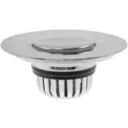 Bathroom Tub Stopper Press Pop Up Sink Drain Strainer with Filter Basket ▬