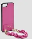 MIMCO MIM GRAB PHONE CASE FOR IPHONE SE-8-7-6S-6 PINK Light Gold RRP $129.00